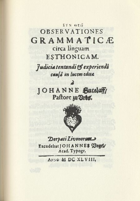 J. Gutslaff 1648